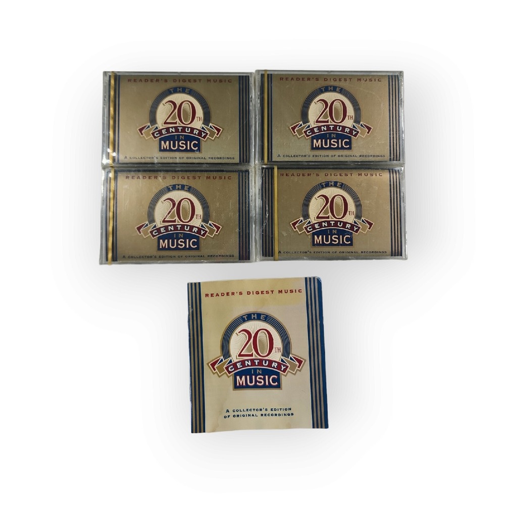 Reader's Digest The 20th Century in Music, 4 Cassette Music Tapes Sealed